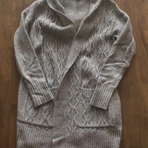 Merona Cozy Hooded Open Front Cardigan